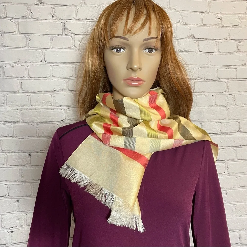 Vintage Silk Scarf Made in Italy For Bloomingdale's